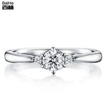 Classic six-claw 18K gold diamond ring true love proposal wedding engagement diamond ring can be customized