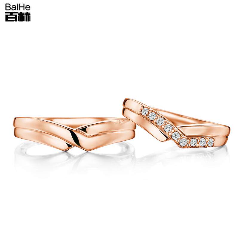 18K gold V glyph couples drill for wedding wedding diamond ring couples to ring diamond ring custom platinum