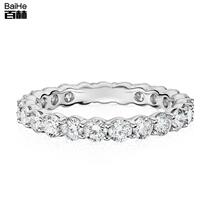 18K gold diamond platoon complete with drilling and drilling ring female full-inlaid drilling ring female full drilling ring female platinum customized