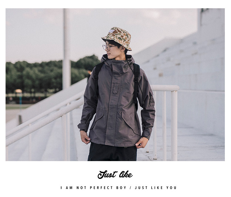 Blouson homme SONFIVE manches longues en Coton - Ref 3116426 Image 11