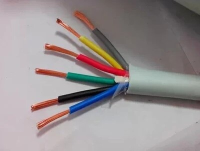 National Label Copper Core Sheath Line RVV Five Core 67 5 6 7 × 1 squared 1 5 Line 2 5 Power Cord