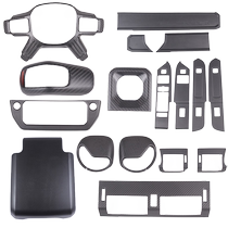 Suitable for 20-24 Land Rover Defender interior modification matte matte carbon fiber steering wheel 90 110 accessories