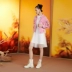 Yunsimu muốn mùa thu 2021 mới phong cách Trung Quốc thiết kế ban đầu organza khâu áo khoác denim nữ 37206 - Áo khoác ngắn