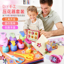 Flower Instrumental Children Toy Printed Machine Diy Album Nursery Handmade Gift Making Material Embossing