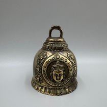 Nepalese handmade pure copper bell Tibetan Tantric Buddhist sound bowl instrument Vajra bell ornament