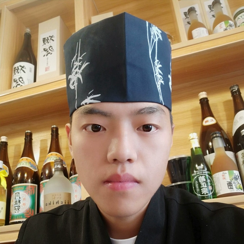 Японские стиль шляпы для суши шляпы Шляпа Шляпа Блюдо ресторан Baotou Cap Мужчины и женщины -официант шеф -повар