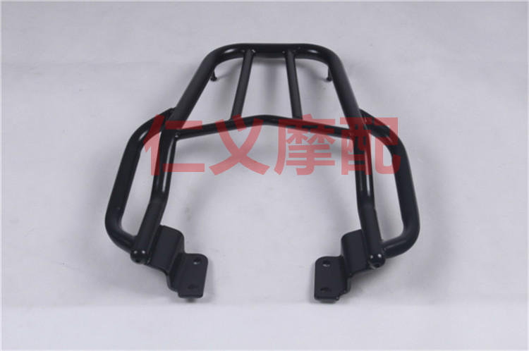 Xe máy Yamaha bay YS125 giá đỡ hàng hóa YS150 sửa đổi màu đen dày đuôi hộp khung phía sau kệ phía sau - Xe máy Sopiler khung inox bảo vệ xe máy