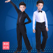 Childrens Latin costumes to serve boys Latin dance costumes less Latino dance suit boys practice competition