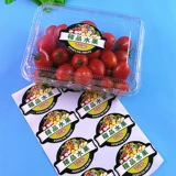 Фруктовые наклейки вишни, клубника, джекфрут и наклейки на овощах универсальный самоклеящий на заказ