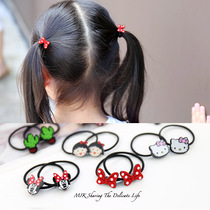 Rubber band Childrens hair ornaments cute Acrylic cartoon baby rubber band does not hurt hair girl head rope tie hair rubber band