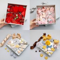 Chinese style hair accessories gift box Chinese New Year children headwear Crown Princess hairclip children Girl headrope baby floral headdress
