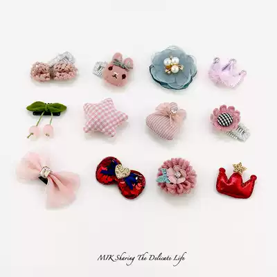 Baby hair hairclip cute cartoon baby hairclip BB CLIP mini hair clip children hairclip girls hair accessories
