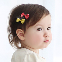 2020 new childrens hair ornaments polka dot all-inclusive cloth hairpin baby small hairpin baby hairpin hair clip hair accessories