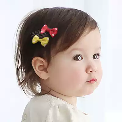 2020 new children's hair accessories polka dot all-inclusive cloth hairpin baby small hairpin baby hairpin hair clip hair accessories
