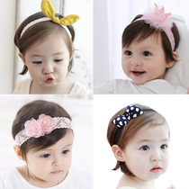 Ishikawa impression baby headdress Baby hairband Baby hairband Korean version baby hair ornament Baby fontanelle hairband Safety