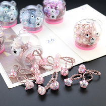 Childrens hair accessories Girl head rope Korean fresh burst cartoon hair circle Baby headdress Childrens rubber band does not hurt hair