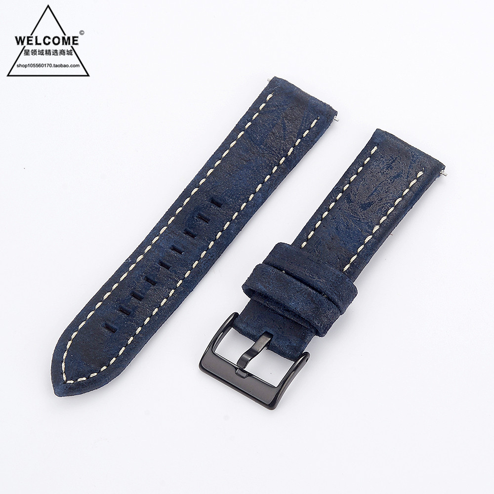 72H出貨 佳明 GarminMove Style/Luxe 手錶帶 復古真皮頭層牛皮 20MM接頭