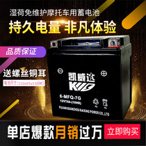 Motorcycle battery 12v Universal 125 scooter 12V9A7A maintenance free dry battery Battery Battery
