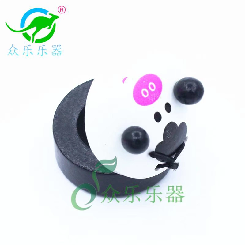 Castanets gỗ nhựa Orff giáo dục sớm đồ chơi âm nhạc trẻ em bộ gõ giày khiêu vũ tròn chuyên nghiệp đồ chơi giáo dục cho bé trai