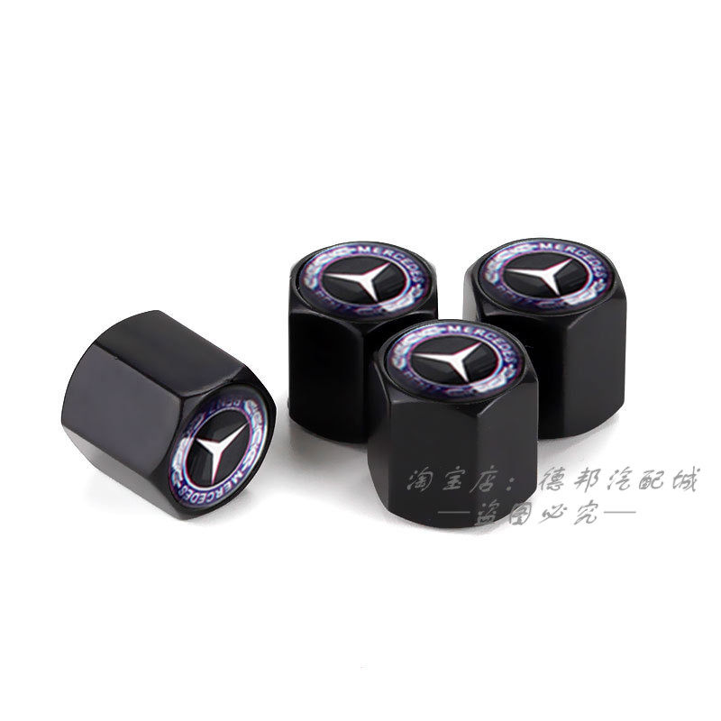 Suitable for Mercedes-Benz tire valve core cap Gas nozzle cap C-class E-class S-class GLA GLK GLE exterior trim