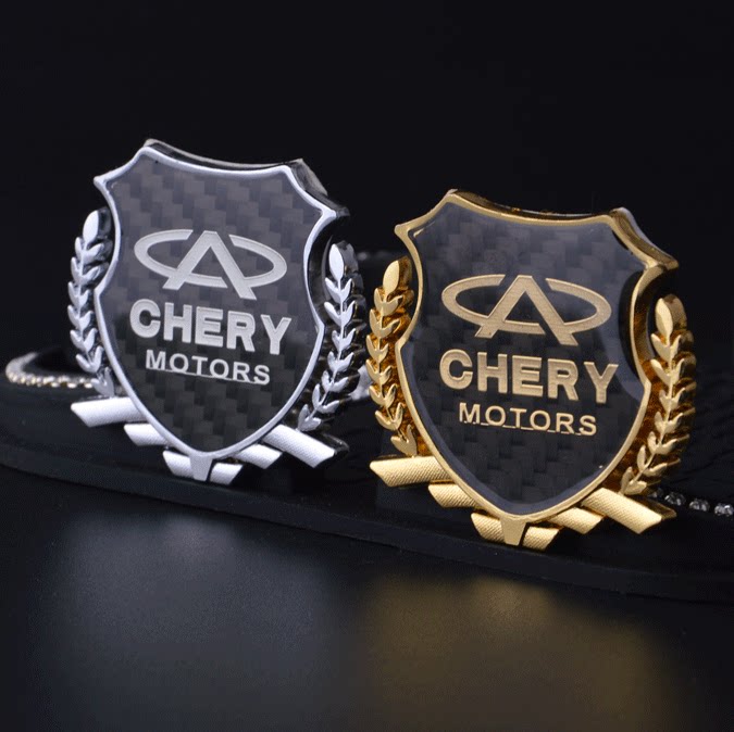 Suitable for chery Eriezawa Rhu 3 Fengyun 2 QQ E3 Che Label Sticker Metal Decorative and Modified Bodywork car label