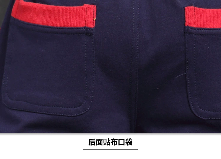 Quần bé trai mùa đông 5 quần dày 7-10 tuổi Trẻ mặc 6 cộng quần cotton mùa đông 8 quần áo mùa đông 9 bé trai cộng quần nhung quần nỉ bé gái