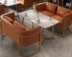 Phục vụ thẻ bàn ghế kết hợp ghế sofa khách sạn giải trí quán trà quán cà phê kinh doanh tiếp tân phòng khách văn phòng - FnB Furniture bộ bàn ghế tiếp khách văn phòng nhỏ FnB Furniture