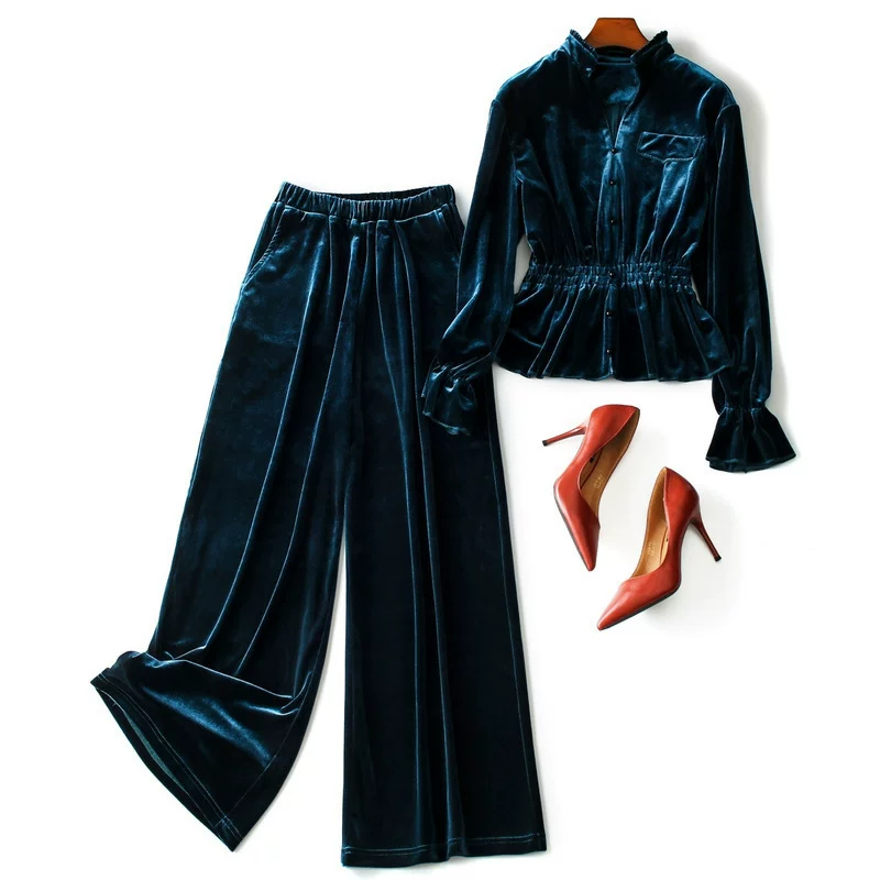 Velvet elite set, women's down jacket, high-quality style