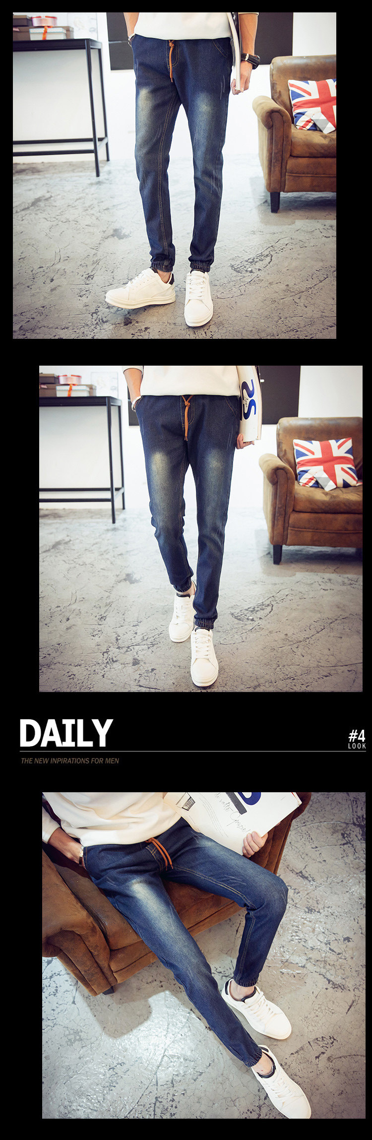 Jeans pour grands chantiers pieds Slim pour été - Ref 1466990 Image 7