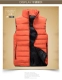 Áo vest cotton tùy chỉnh in logo nam và nữ mùa thu đông dày áo vest dày Áo vest cổ đứng áo vest da nam