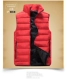 Áo vest cotton tùy chỉnh in logo nam và nữ mùa thu đông dày áo vest dày Áo vest cổ đứng áo vest da nam