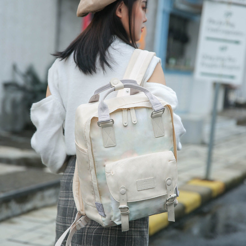 Donut Backpack Unicorn Korean Girl College Wind Primary and Middle School Student School Bag Casual Backpack Mommy Bag