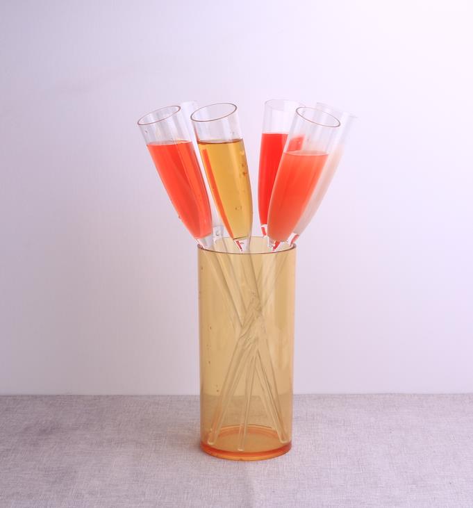 Beach glass glass acrylic cocktail glass set colorful bubble champagne glass goblet KTV bar glass