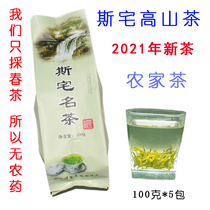 Zhuji tea si zhai mountain tea before the new tea lvjian tea shi jian tea farm spring tea green tea 500g