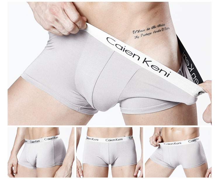 Quần lót nam modal boxer bốn góc căng thể thao thoáng khí bông tam giác hộp quà tặng ck2 quần chip nam