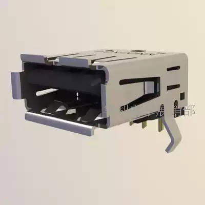 Original Foxconn UB11123-4K5-4F USB socket 2 0 a female 90 degree curved foot a female seat vinyl