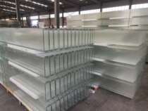 Customized U-shaped glass U-glass exterior curtain wall Hotel partition glass clubhouse partition glass sales office exterior curtain wall