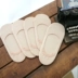 Hàn Quốc mỏng mảnh chống thấm giày nông giày chống trượt silicone màu xám đen trắng vớ nam tất nữ vớ vớ thuyền vô hình - Vớ nam Vớ nam