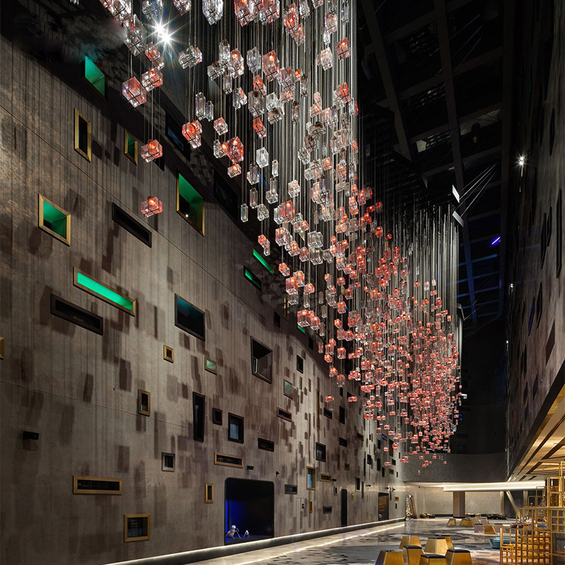 Sample House Display Centre Sand Trays Chandelia Hotel Lobby Mall Atrium Hallway Exhibition Hall Stairway Creativity Bar Shop Window Hanging Ornament