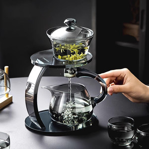 2026 New Model Automatic Tea Maker Kung Fu Tea Set for Home Use, Convenient Tea Pot for Lazy People, High-End Luxury Office Use