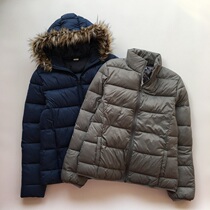 German foreign trade original single womens autumn and winter New thick down cotton cotton jacket ultra-light cotton-padded slim