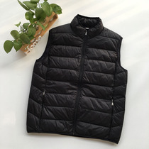 Large size see foreign trade Original Single plus large size down cotton vest loose thickened cotton vest