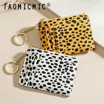 Retro thin and light card bag female multi-card slot compact BAO WEN card bag 2022 new mini coin purse all in one