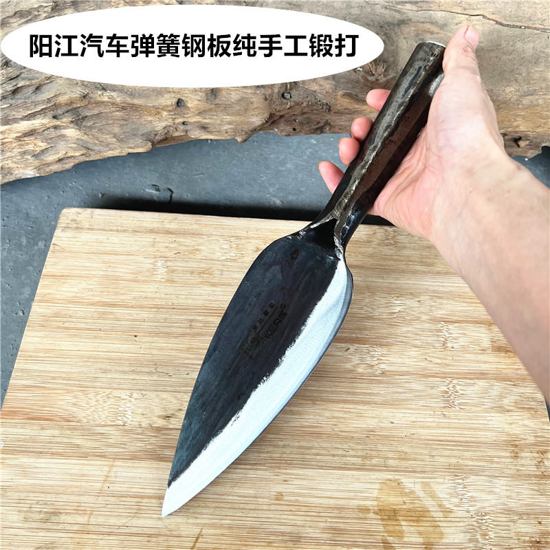 Durable sharp hand forged slaughterhouse for meat cutter knife to kill lamb cutter spring steel