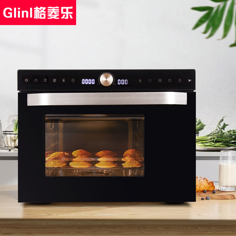 Glinl/格菱乐电烤箱家用蒸烤箱烘焙多功能蒸汽烤箱蒸烤一体机