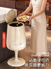 Trash Can for Home Use 2026 New Model, Kitchen-Specific, No Need to Bend Over, with Lid, Large Capacity, Living Room, Light Luxury, High Aesthetic Value