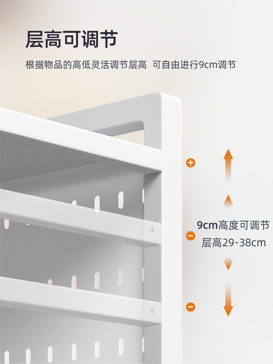 Kitchen Microwave Oven Rack Multi-Functional Household Countertop Oven Double-Layer Retractable Layered Storage Multi-Layer Shelf