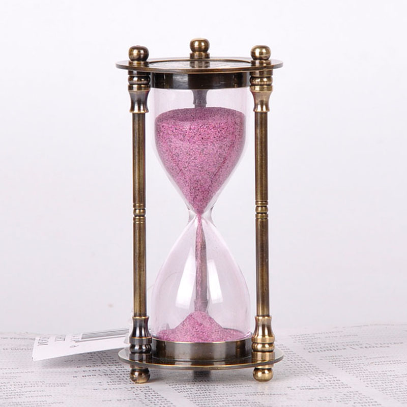 European and American hourglass ornaments French study wine cabinet soft decorations villa living room office desktop knickknacks