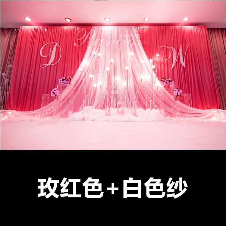 2019 New Wedding Celebration Props Background Yarn Mantle Arrangement Wedding Wedding Wedding Props Wedding items Wedding Items Wedding items