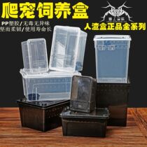 Reptilian feeding box crawling pet breeding box Spider horned frog gougong box lizard Pet Snake Scorpion insect food basin Basin